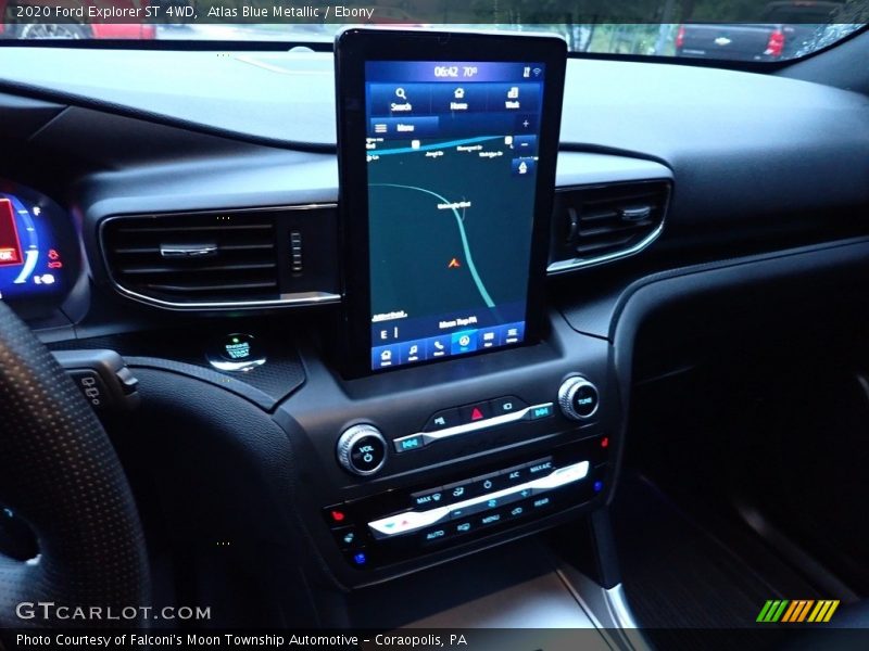 Atlas Blue Metallic / Ebony 2020 Ford Explorer ST 4WD