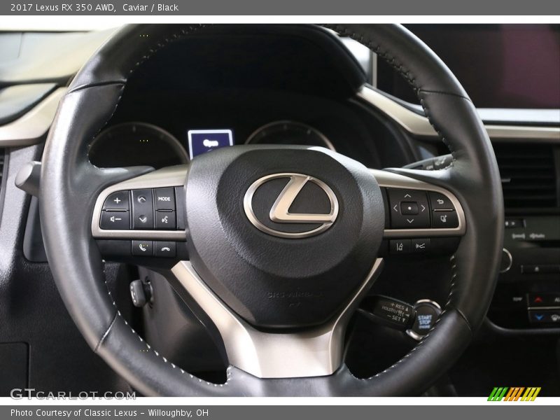 Caviar / Black 2017 Lexus RX 350 AWD