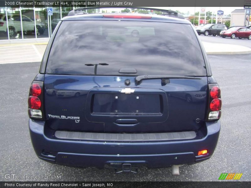 Imperial Blue Metallic / Light Gray 2008 Chevrolet TrailBlazer LT 4x4