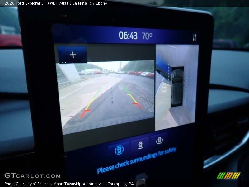 Atlas Blue Metallic / Ebony 2020 Ford Explorer ST 4WD