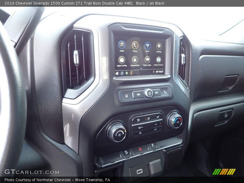 Black / Jet Black 2019 Chevrolet Silverado 1500 Custom Z71 Trail Boss Double Cab 4WD