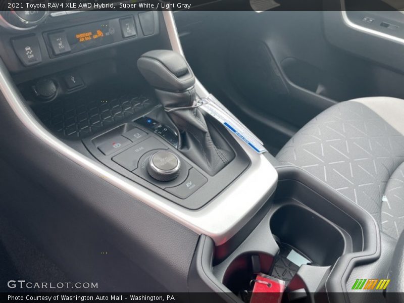 Super White / Light Gray 2021 Toyota RAV4 XLE AWD Hybrid