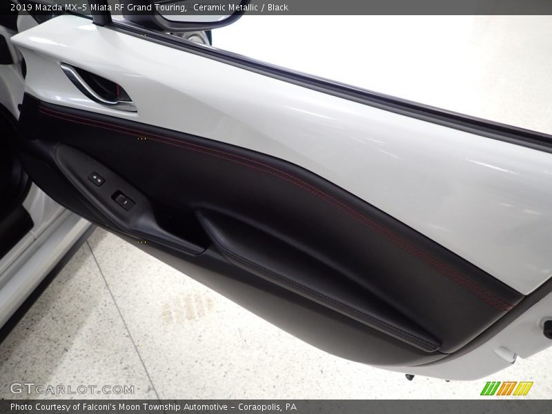 Ceramic Metallic / Black 2019 Mazda MX-5 Miata RF Grand Touring