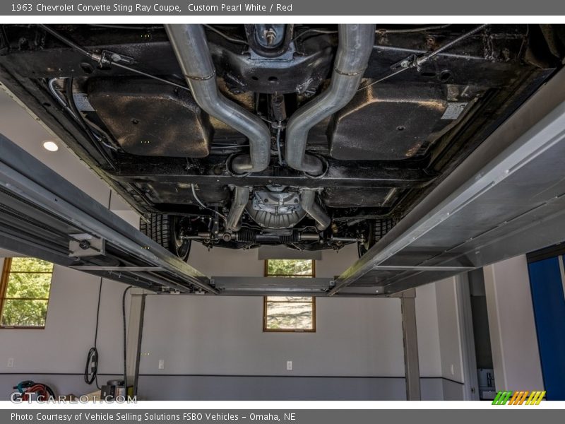 Custom Pearl White / Red 1963 Chevrolet Corvette Sting Ray Coupe