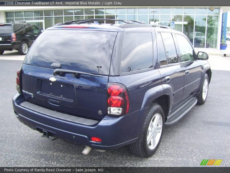 Imperial Blue Metallic / Light Gray 2008 Chevrolet TrailBlazer LT 4x4