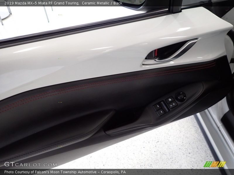 Ceramic Metallic / Black 2019 Mazda MX-5 Miata RF Grand Touring