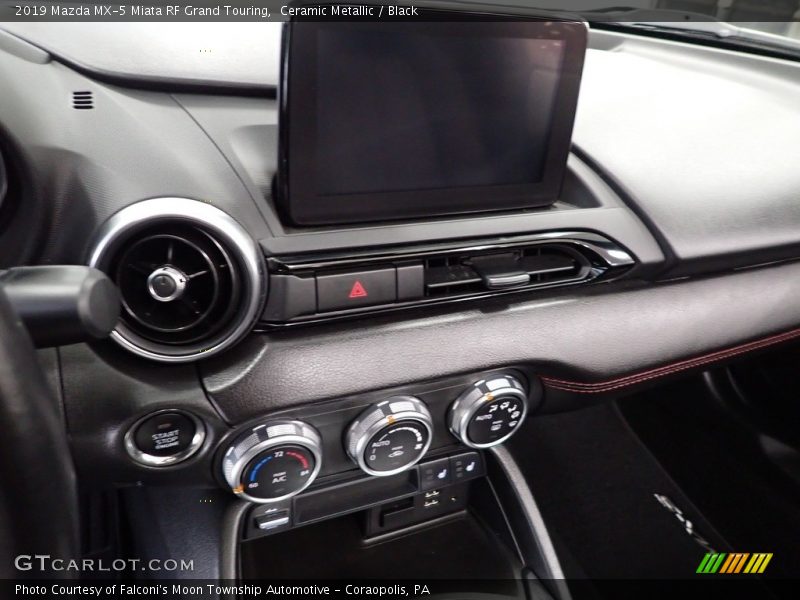 Ceramic Metallic / Black 2019 Mazda MX-5 Miata RF Grand Touring