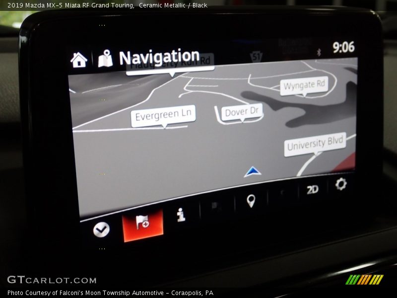 Ceramic Metallic / Black 2019 Mazda MX-5 Miata RF Grand Touring