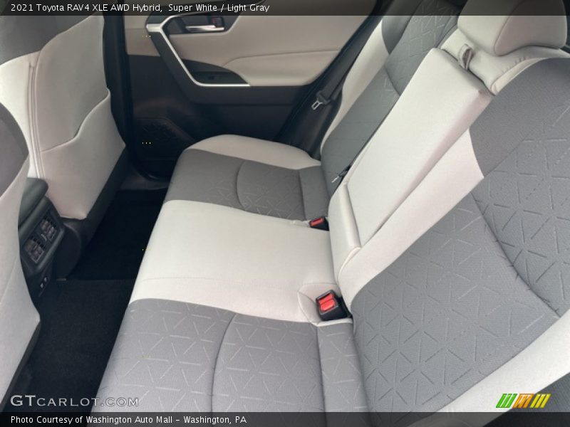 Super White / Light Gray 2021 Toyota RAV4 XLE AWD Hybrid