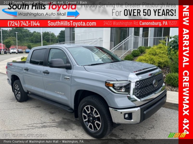 Cement / Black 2021 Toyota Tundra SR5 Double Cab 4x4