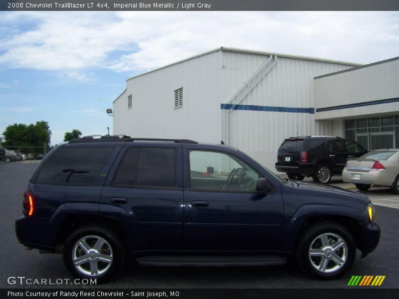 Imperial Blue Metallic / Light Gray 2008 Chevrolet TrailBlazer LT 4x4
