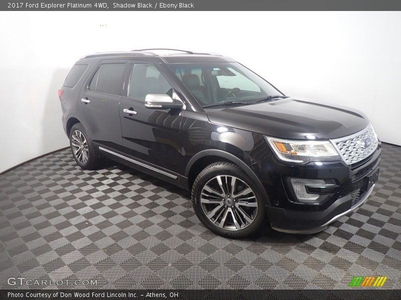 Shadow Black / Ebony Black 2017 Ford Explorer Platinum 4WD