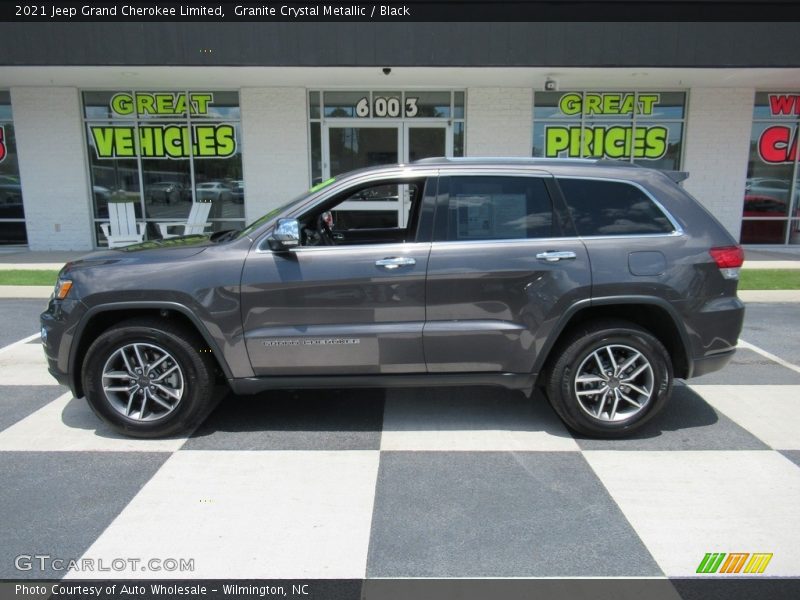 Granite Crystal Metallic / Black 2021 Jeep Grand Cherokee Limited