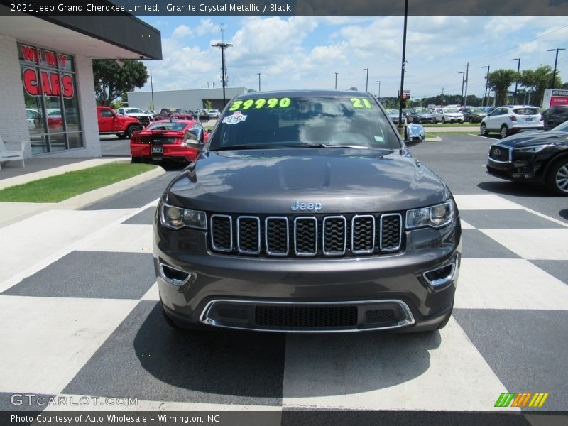 Granite Crystal Metallic / Black 2021 Jeep Grand Cherokee Limited