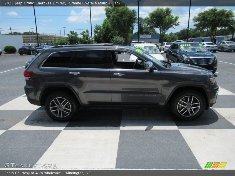 Granite Crystal Metallic / Black 2021 Jeep Grand Cherokee Limited