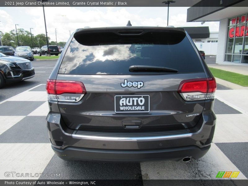 Granite Crystal Metallic / Black 2021 Jeep Grand Cherokee Limited