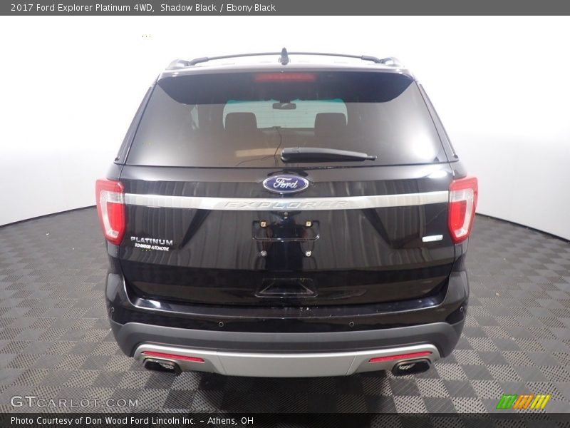 Shadow Black / Ebony Black 2017 Ford Explorer Platinum 4WD