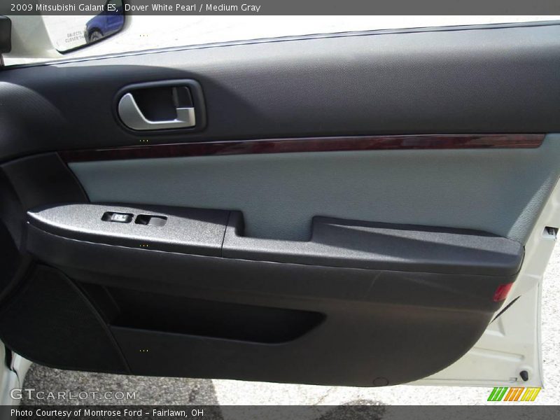 Dover White Pearl / Medium Gray 2009 Mitsubishi Galant ES