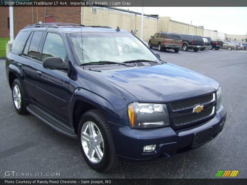 Imperial Blue Metallic / Light Gray 2008 Chevrolet TrailBlazer LT 4x4