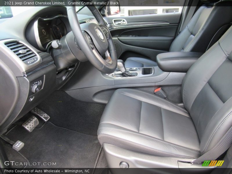 Granite Crystal Metallic / Black 2021 Jeep Grand Cherokee Limited
