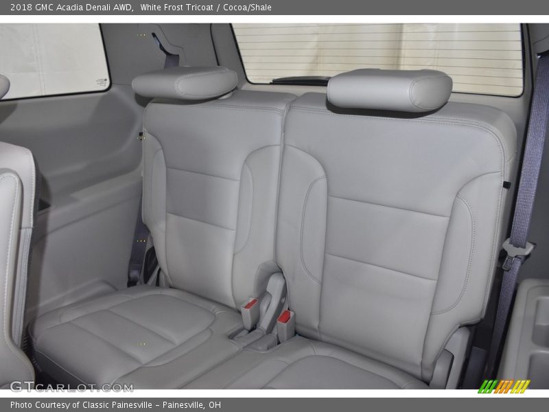 White Frost Tricoat / Cocoa/Shale 2018 GMC Acadia Denali AWD
