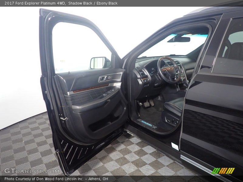 Shadow Black / Ebony Black 2017 Ford Explorer Platinum 4WD