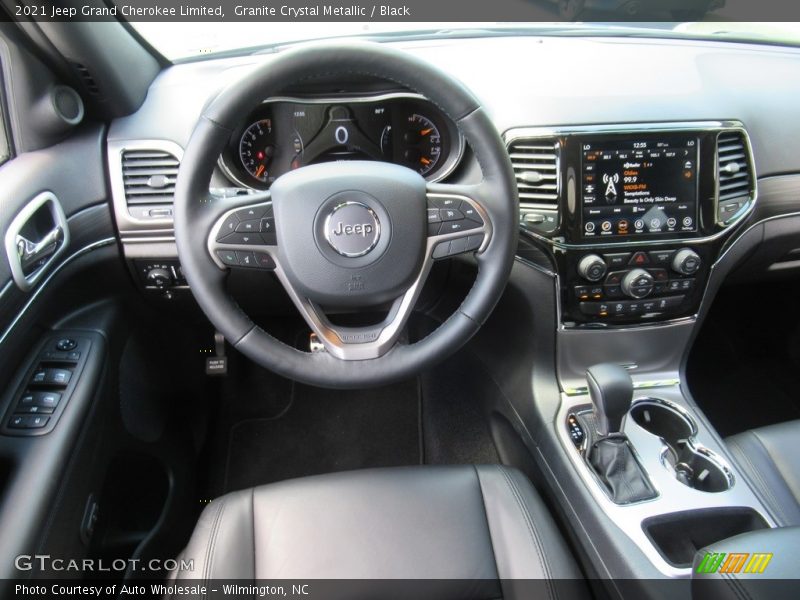 Granite Crystal Metallic / Black 2021 Jeep Grand Cherokee Limited