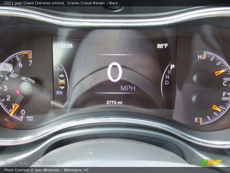 Granite Crystal Metallic / Black 2021 Jeep Grand Cherokee Limited