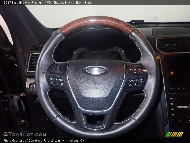 Shadow Black / Ebony Black 2017 Ford Explorer Platinum 4WD
