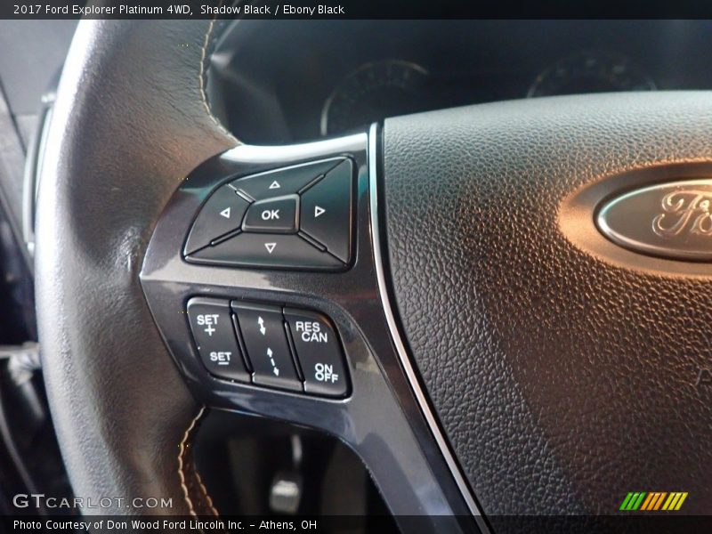 Shadow Black / Ebony Black 2017 Ford Explorer Platinum 4WD