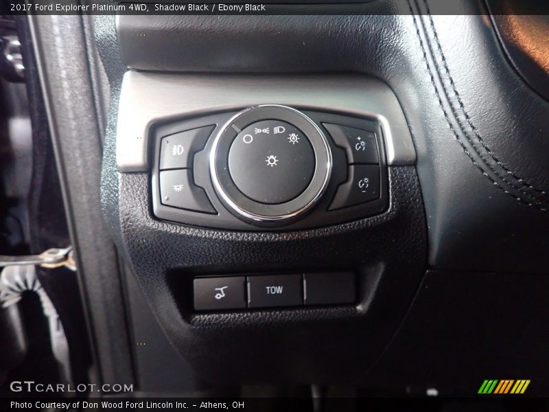 Shadow Black / Ebony Black 2017 Ford Explorer Platinum 4WD