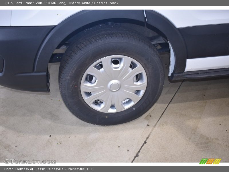 Oxford White / Charcoal black 2019 Ford Transit Van 250 MR Long