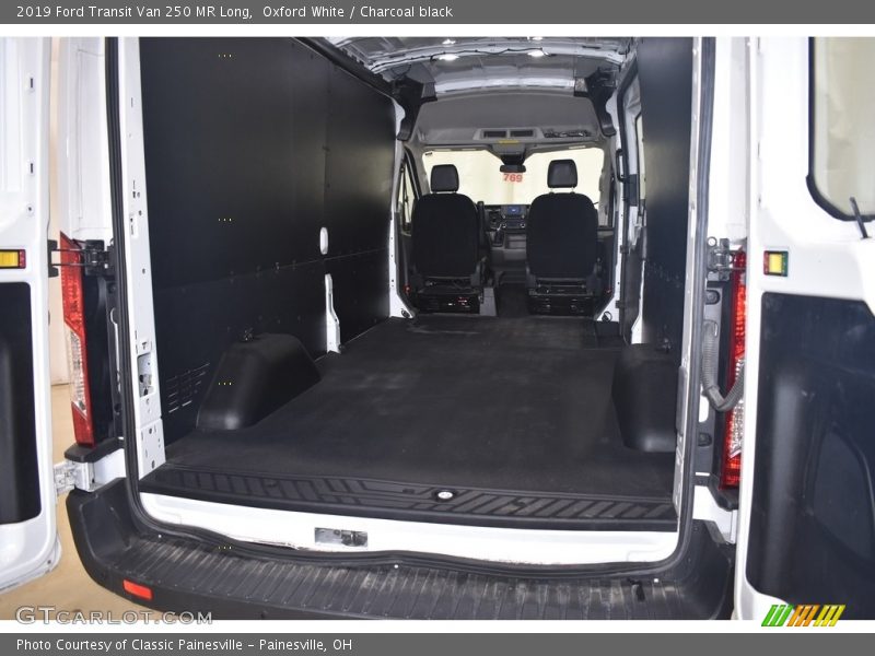 Oxford White / Charcoal black 2019 Ford Transit Van 250 MR Long