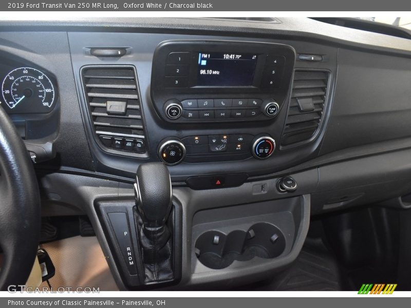 Oxford White / Charcoal black 2019 Ford Transit Van 250 MR Long