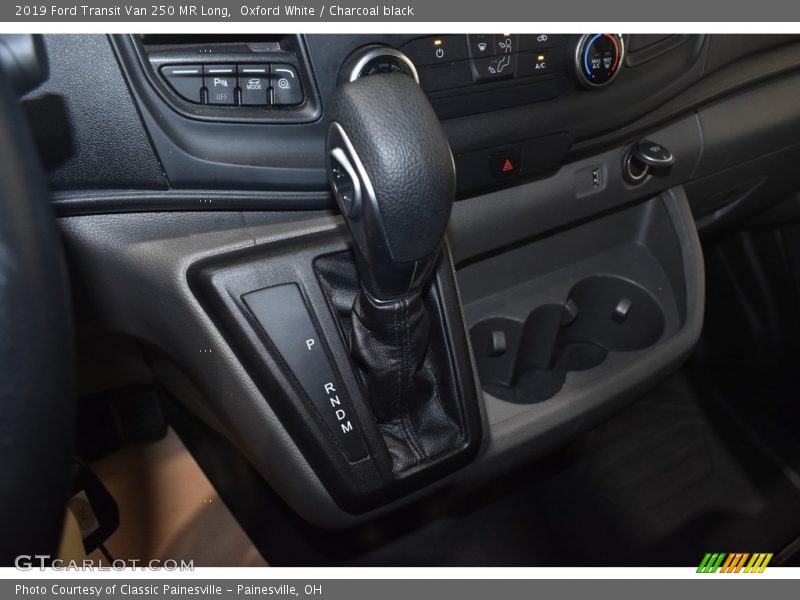 Oxford White / Charcoal black 2019 Ford Transit Van 250 MR Long