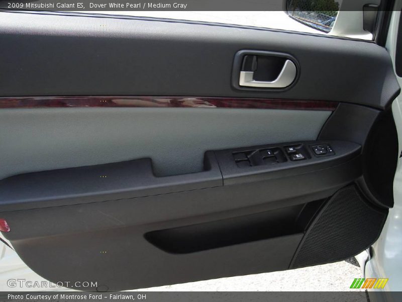 Dover White Pearl / Medium Gray 2009 Mitsubishi Galant ES