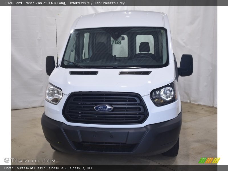 Oxford White / Dark Palazzo Grey 2020 Ford Transit Van 250 MR Long