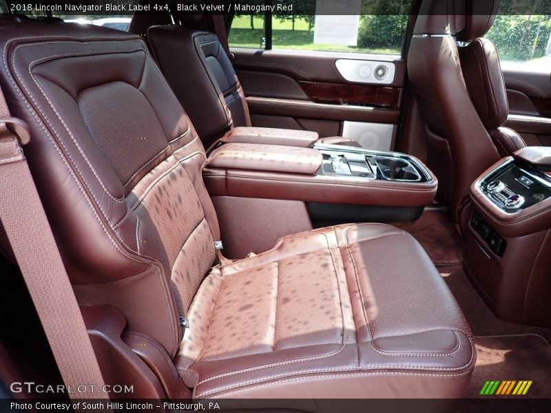 Rear Seat of 2018 Navigator Black Label 4x4