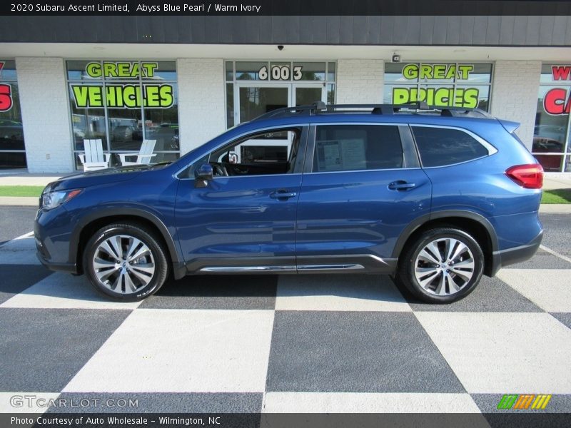 Abyss Blue Pearl / Warm Ivory 2020 Subaru Ascent Limited
