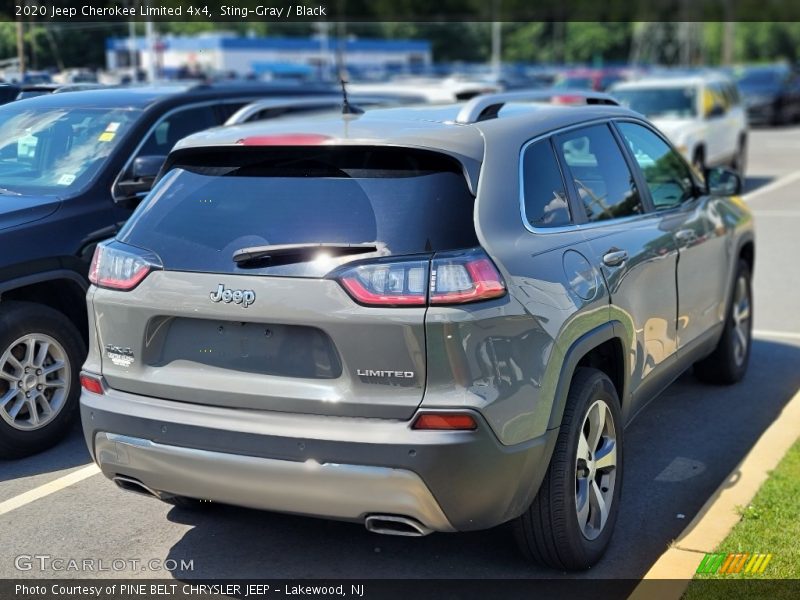 Sting-Gray / Black 2020 Jeep Cherokee Limited 4x4