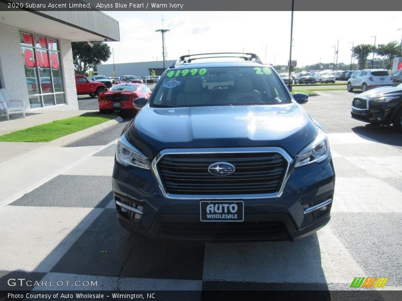 Abyss Blue Pearl / Warm Ivory 2020 Subaru Ascent Limited