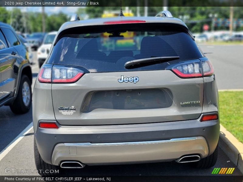 Sting-Gray / Black 2020 Jeep Cherokee Limited 4x4