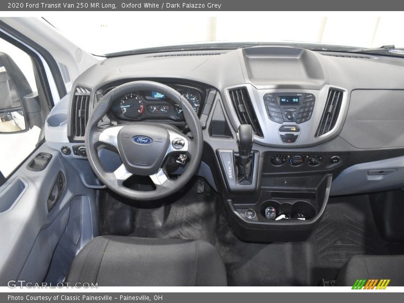 Oxford White / Dark Palazzo Grey 2020 Ford Transit Van 250 MR Long