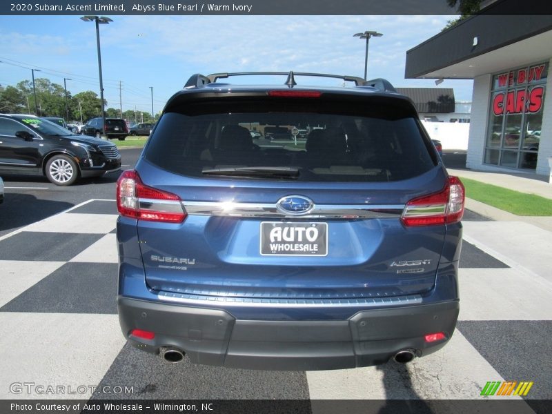 Abyss Blue Pearl / Warm Ivory 2020 Subaru Ascent Limited