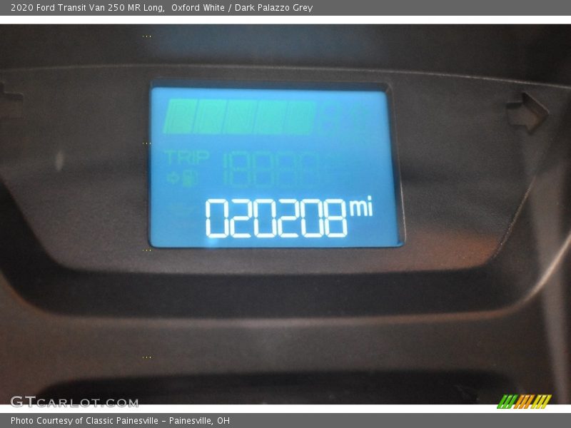 Oxford White / Dark Palazzo Grey 2020 Ford Transit Van 250 MR Long