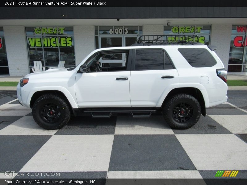 Super White / Black 2021 Toyota 4Runner Venture 4x4