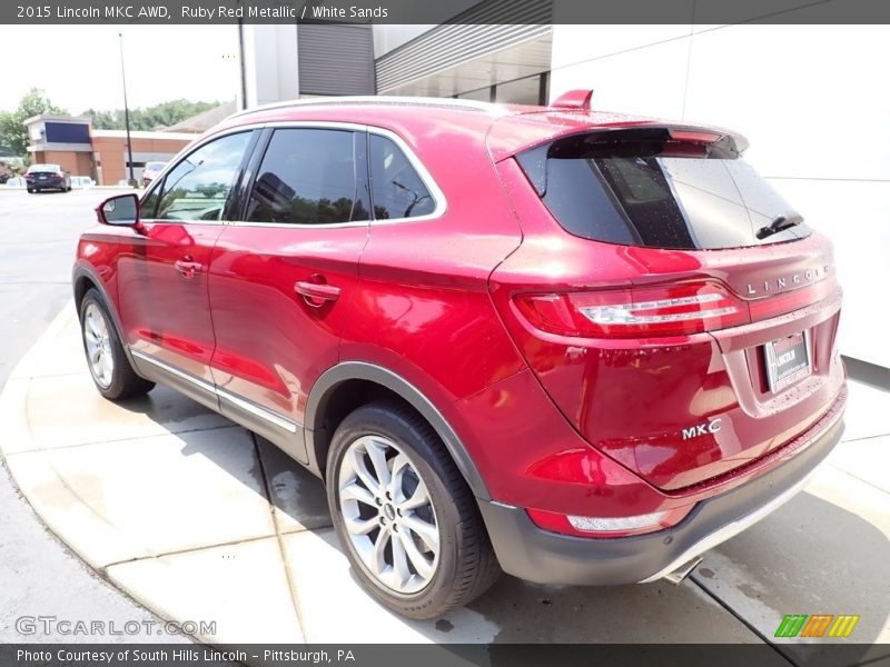 Ruby Red Metallic / White Sands 2015 Lincoln MKC AWD