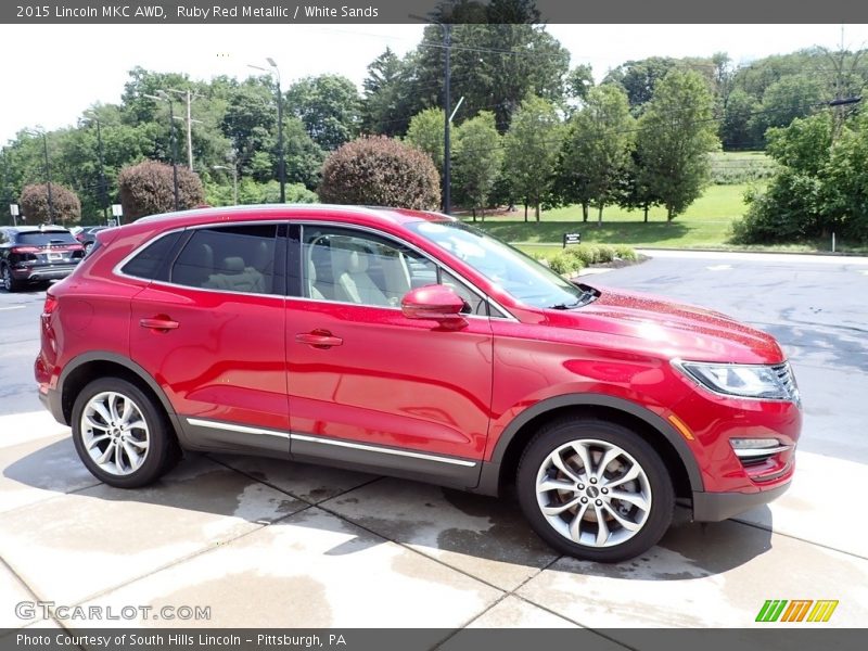 Ruby Red Metallic / White Sands 2015 Lincoln MKC AWD