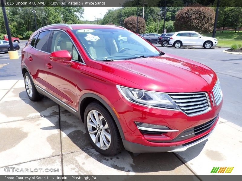 Ruby Red Metallic / White Sands 2015 Lincoln MKC AWD