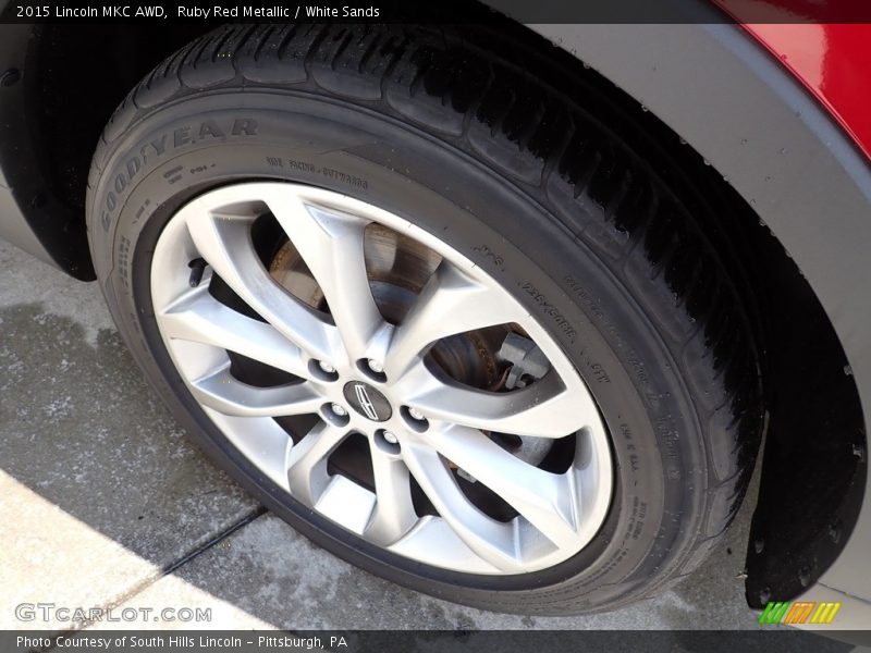 Ruby Red Metallic / White Sands 2015 Lincoln MKC AWD